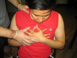 Red Deer First Aid learn treatment of  Chest pain